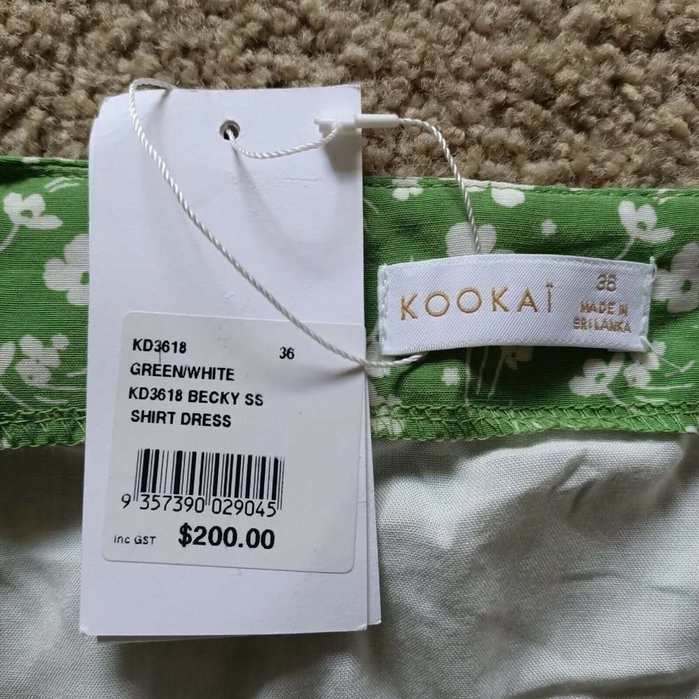 BNWT Kookai Becky Short Sleeve Midi Dress Size 36 / AU 8 - Picture 5 of 12